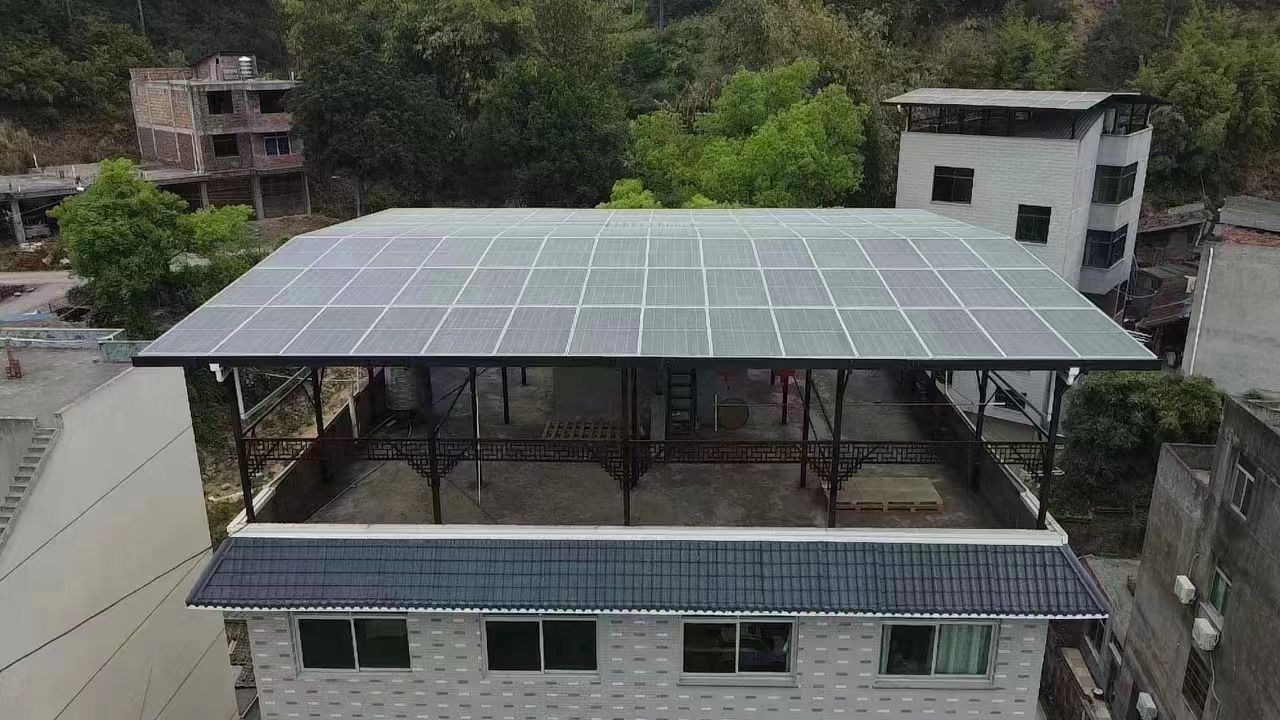 涿州15kw+10kwh自建别墅家庭光伏储能系统